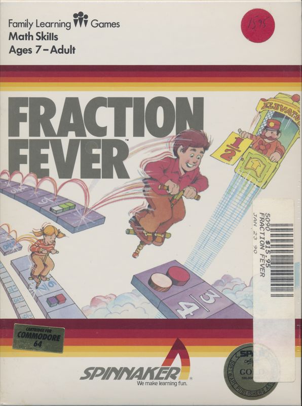 Fraction Fever box art for Colecovision